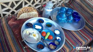 صبحانه اقامتگاه بوم گردی  سون الموت - قزوین - روستای زرآباد